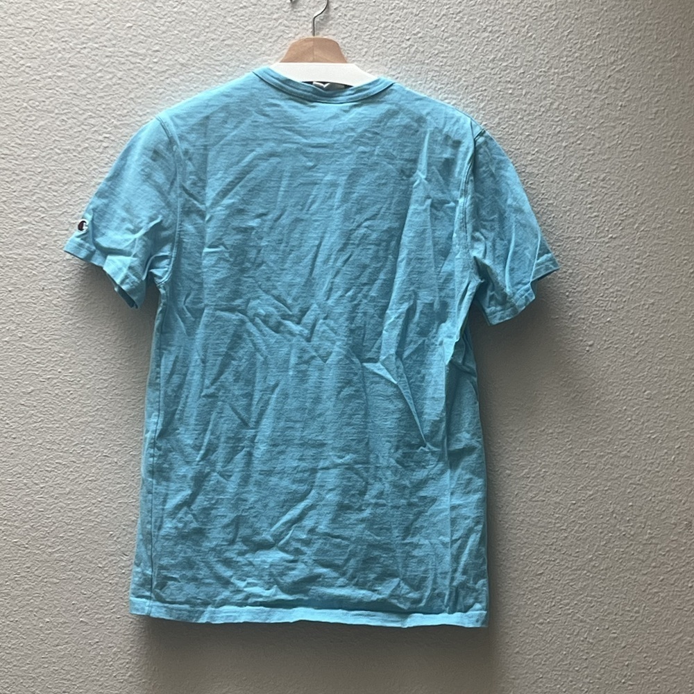 ⛱️Champion - Light Blue Logo Tee - M - Picture 2 of 2